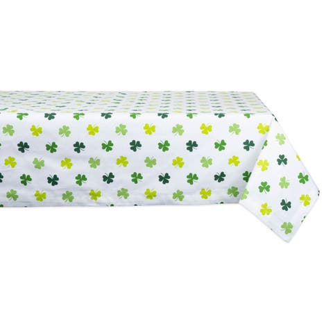 Shamrock Shake Print Tablecloth 60x84