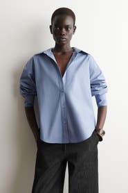 COS Open-Collar Cotton Shirt