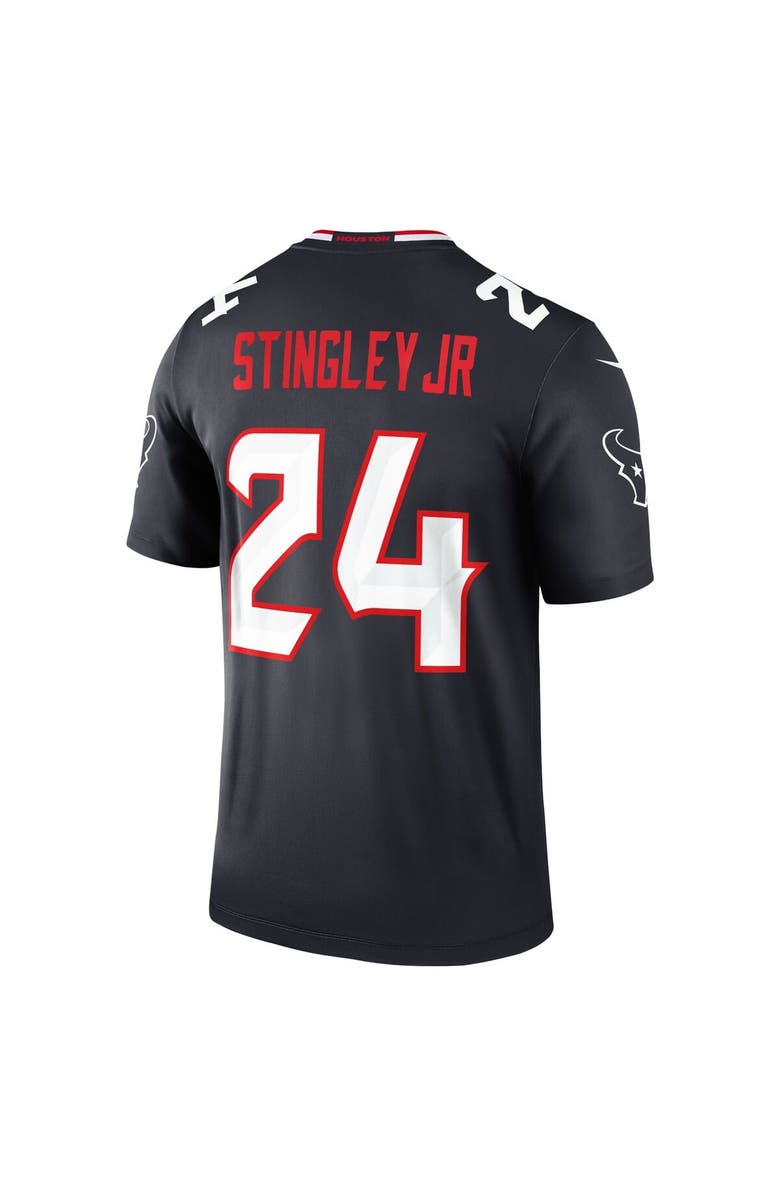 Nike Men's Nike Derek Stingley Jr. Navy Houston Texans Team Legend Player Performance Top, Alternate, color,