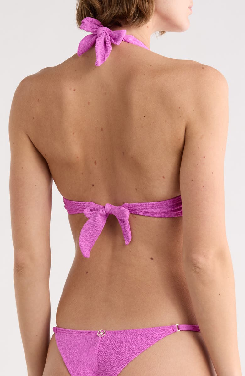 ViX Paula Hermanny Firenze Jill Alanna Triangle Bikini Top, Alternate, color, Pink
