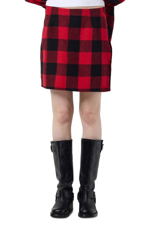 Bea Buffalo Plaid Miniskirt