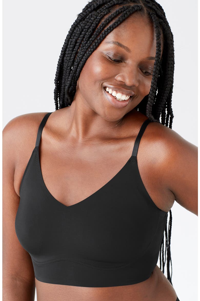 True Body Lift Triangle Bra, Alternate, color, BLACK