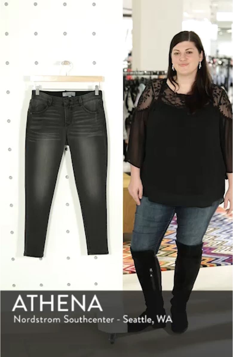 Ab-Solution Ankle Skinny Stretch Jeans, sales video thumbnail