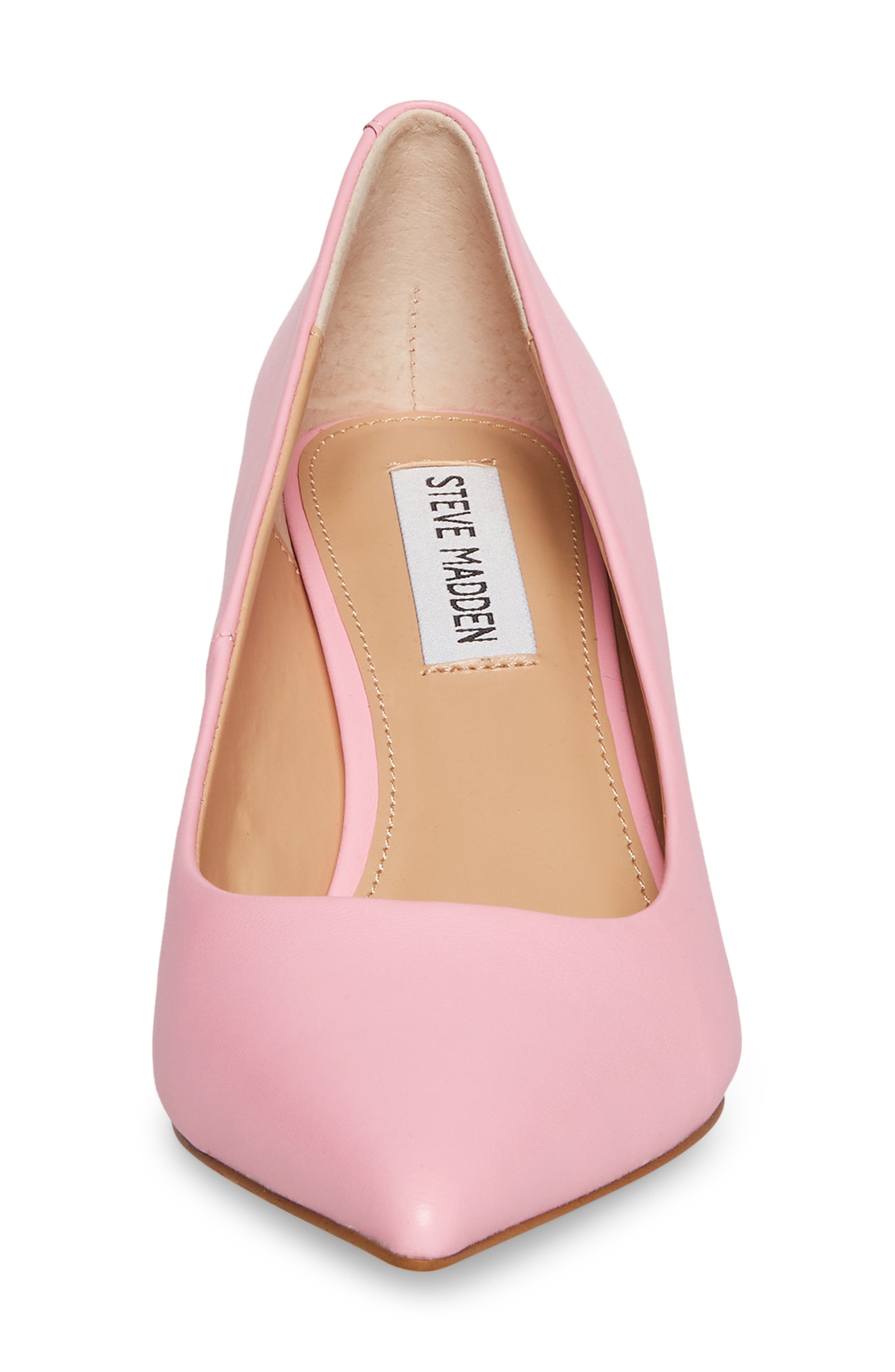 Lend Pointed Toe Pump, Alternate, color, PINK LEATHER