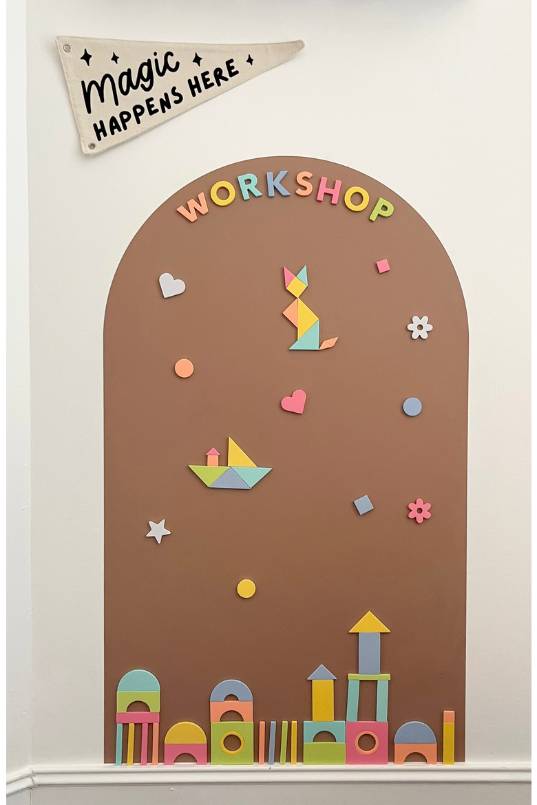 Soft Foam Magnetic Magic Shape Set, Alternate, color, Multicolor