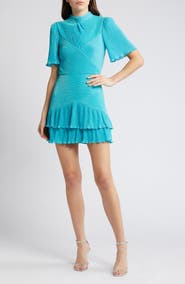 Saylor Marabella Ruffle Texture Dress