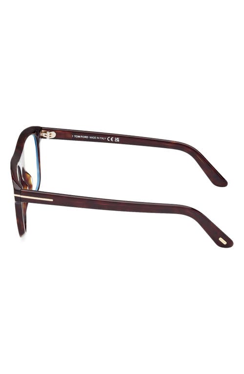 Tom Ford 52mm Square Blue Light Blocking Glasses