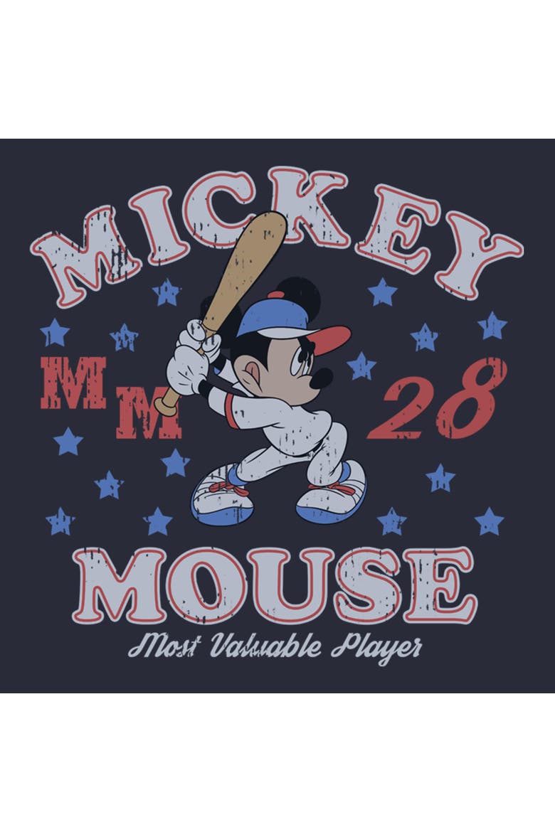 Junior's Most Valuable Baseball Player Festival Muscle Graphic T-Shirt, Alternate, color, Antique Denim