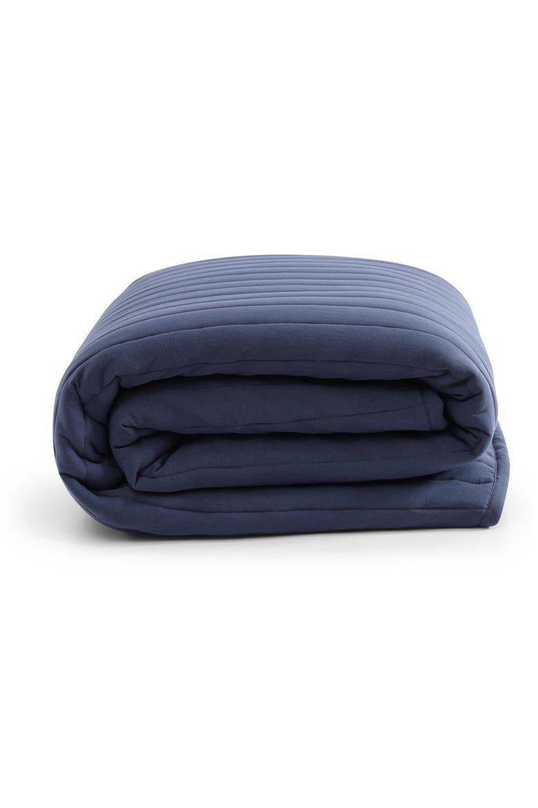 Classic Comfort Quilt & Shams Set, Alternate, color, NAVY BLUE