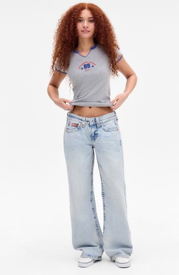 Kayla Low Rise Wide Leg Jeans