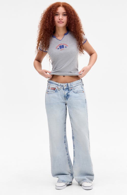 Bdg Urban Outfitters Kayla Low Rise Wide Leg Jeans In Bleach