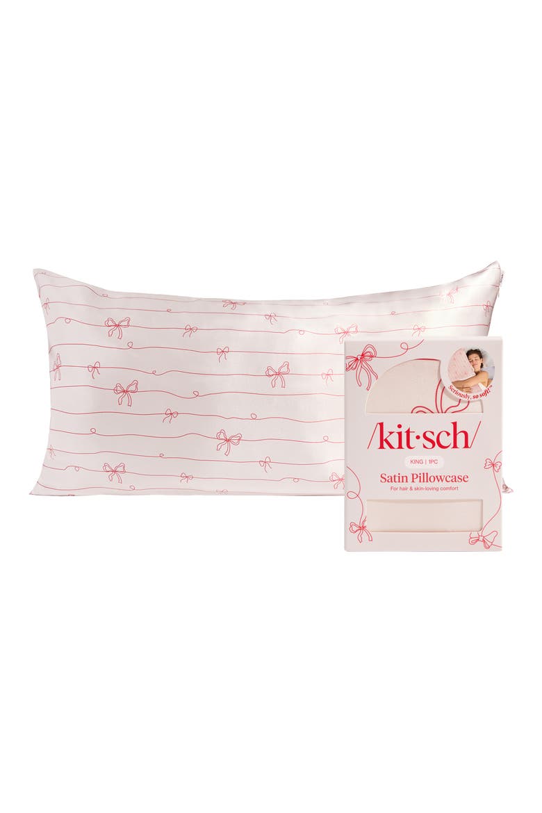 King Satin Pillowcase (Limited Edition), Main, color, PINK