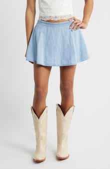Paradise Found Denim Skort