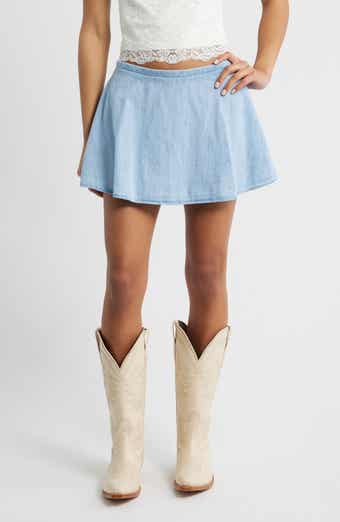 Paradise Found Denim Skort
