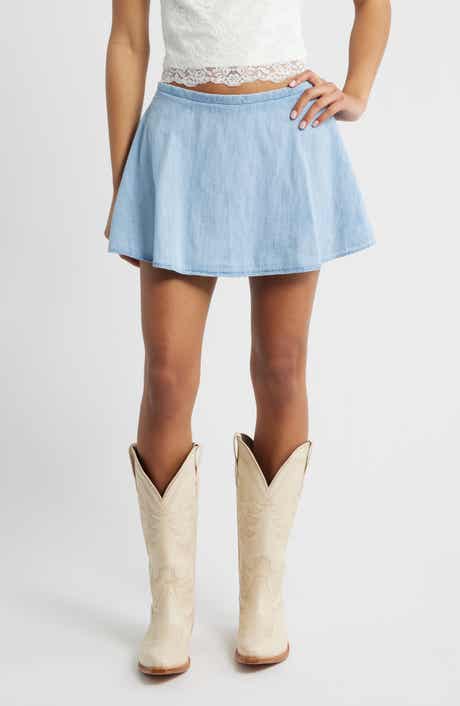 Paradise Found Denim Skort