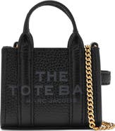 Marc Jacobs The Nano Charm Tote Leather Crossbody Bag