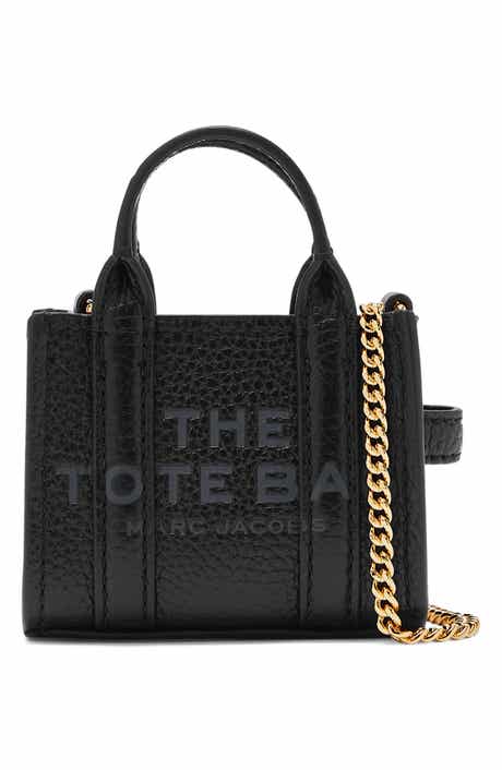 The Nano Charm Tote Leather Crossbody Bag