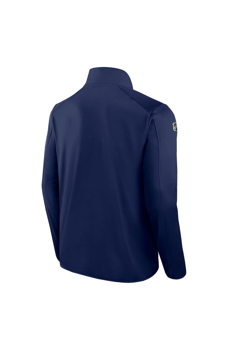 FANATICS Men
s Fanatics  Navy Washington Capitals Authentic Pro Rink Fleece Full-Zip Jacket, Alternate, color, Navy
