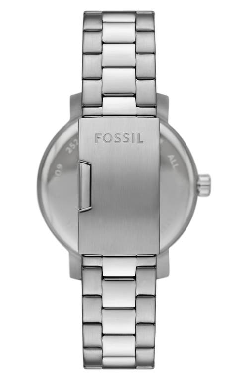 Fossil Rhett Moon Phrase Bracelet Watch, 43mm In Silver