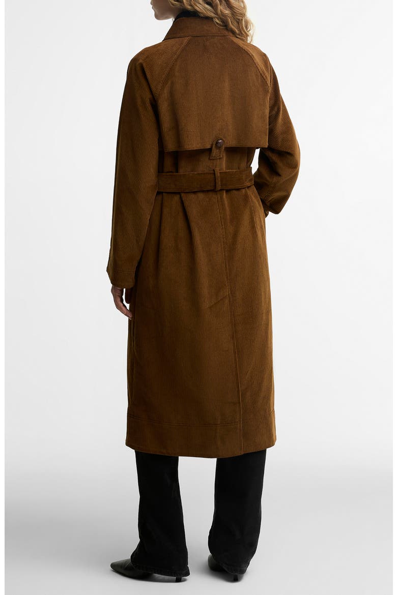 Antonella Corduroy Trench Coat, Alternate, color, TAN/ BIRCHWOOD DRESS