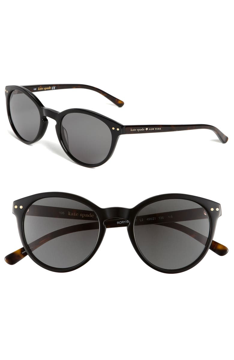 Kate Spade New York retro sunglasses, Main, color, 