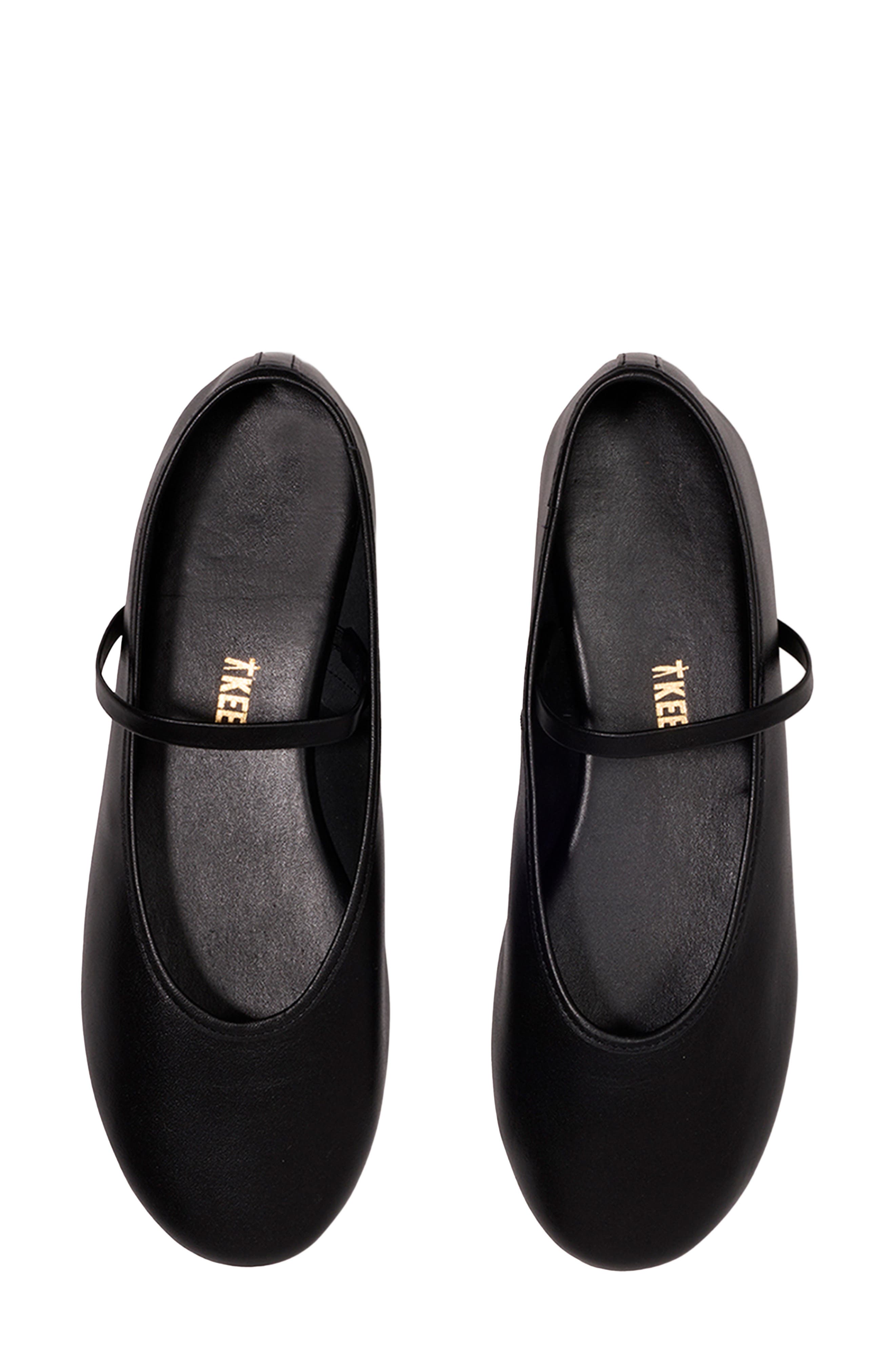 TKEES Reese Mary Jane Flat, Alternate, color, Sable