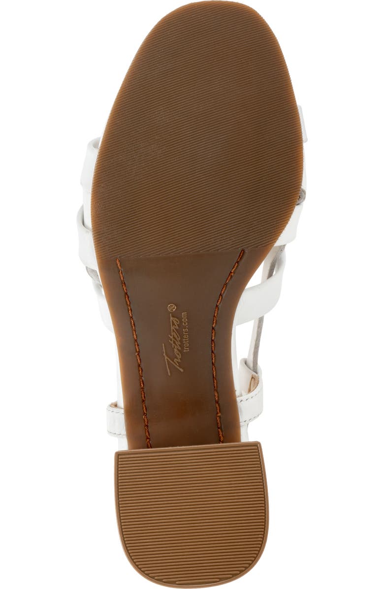 Trotters Luna Cage Sandal, Alternate, color, White
