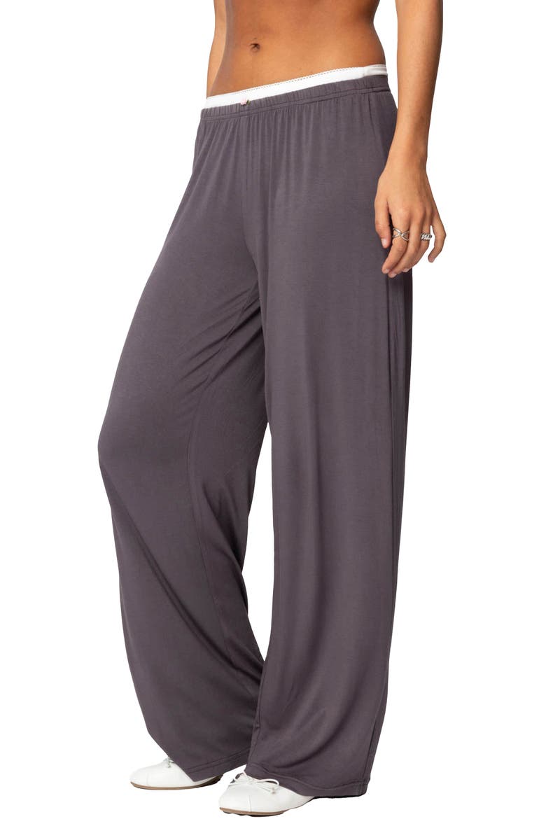 Elsa Layered Pants, Alternate, color, GRAY