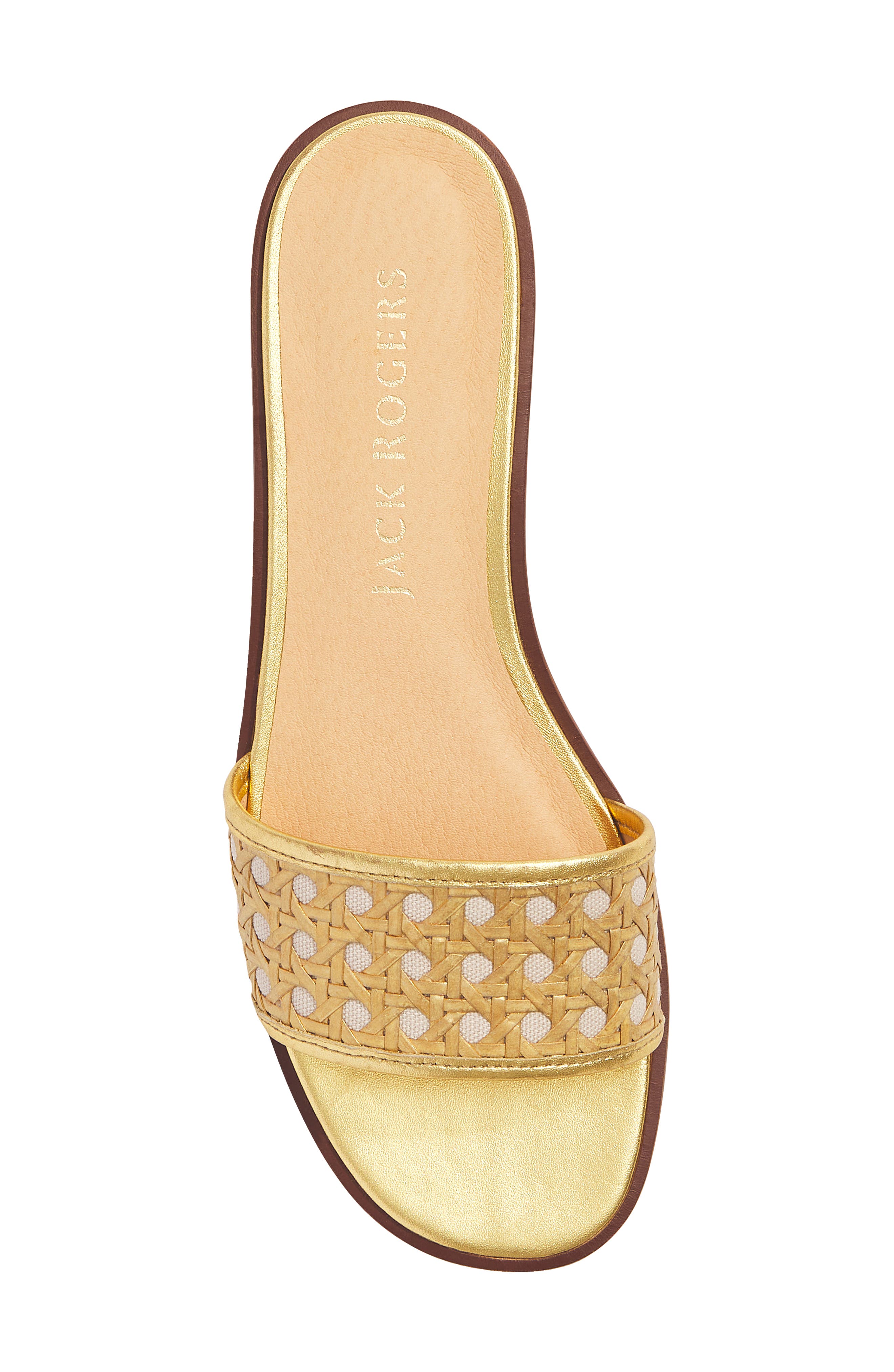Merrain Slide Sandal, Alternate, color, GOLD