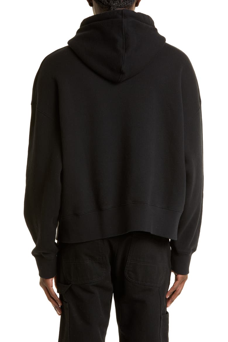 Headless Bear Appliqué Hoodie, Alternate, color, BLACK BROWN