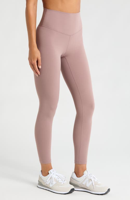 Zella Studio Luxe High Waist 7/8 Leggings In Pink