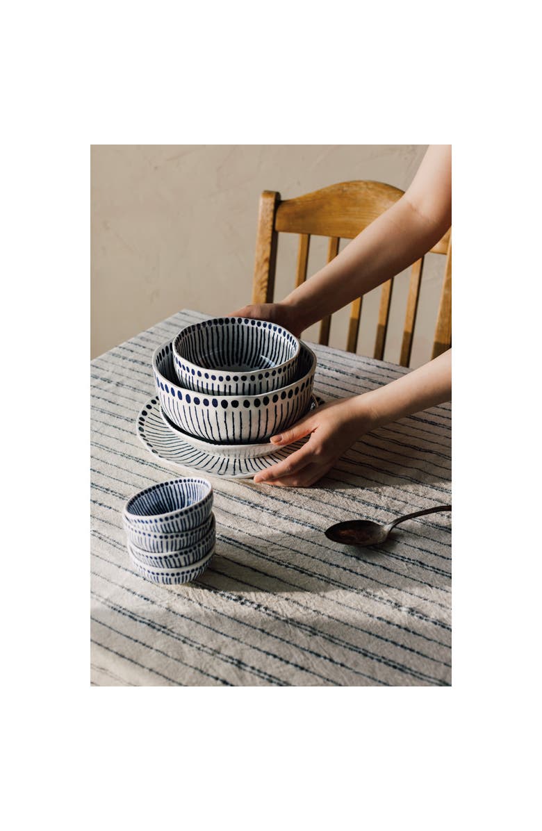 Danica Brands Sprout Stamped Mixing Bowl - Set of 2, Alternate, color, White - Small