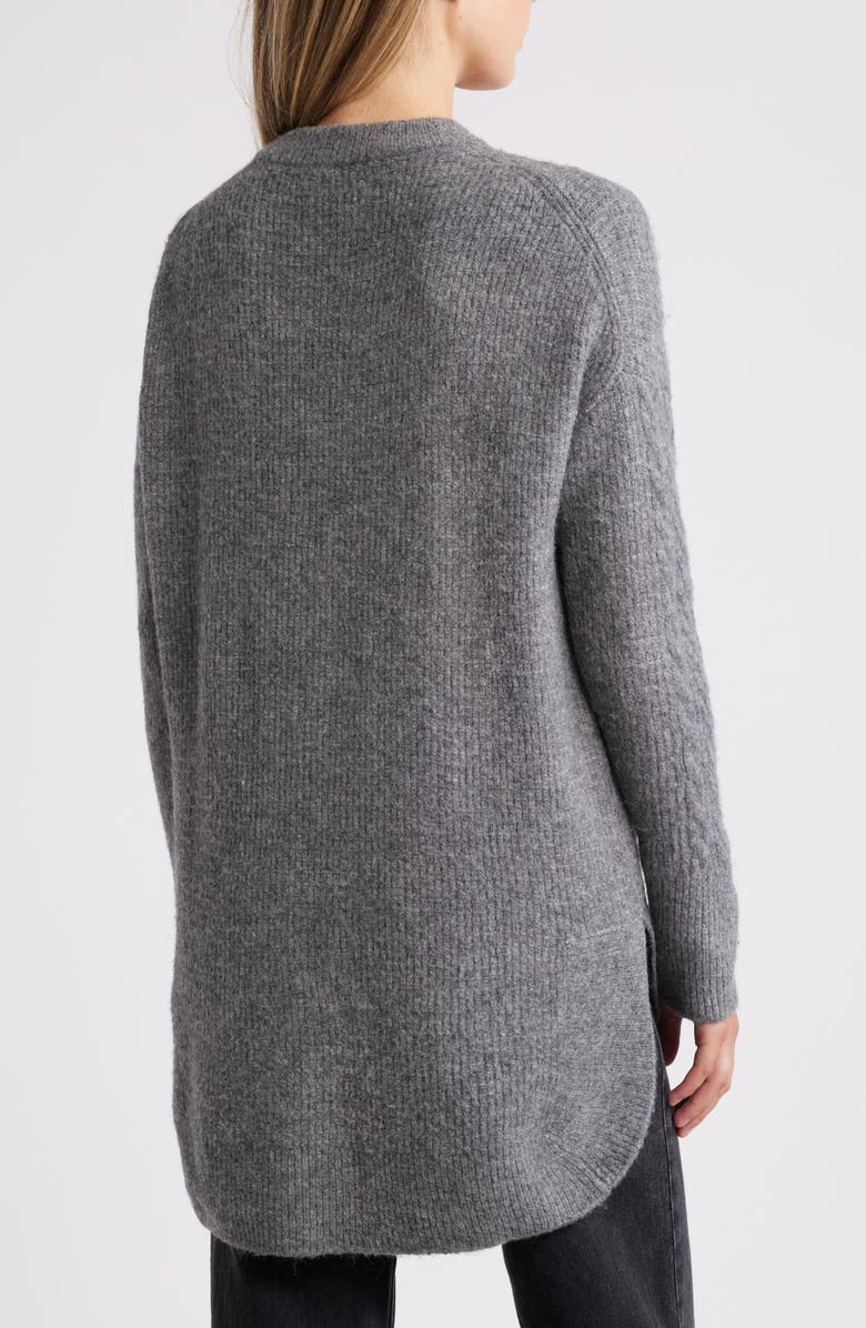 Hatley Cable Stitch High-Low Sweater Tunic, Alternate, color, 