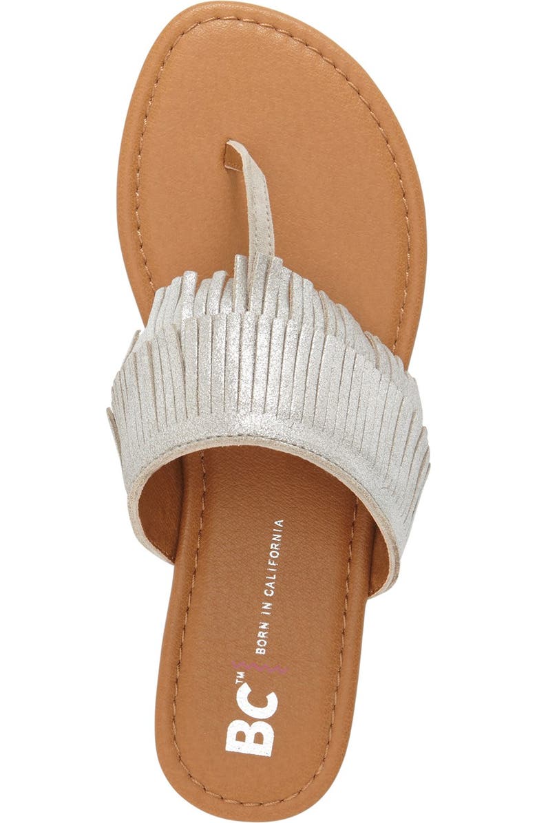 BC Footwear 'Dinky' Fringe Sandal, Alternate, color,