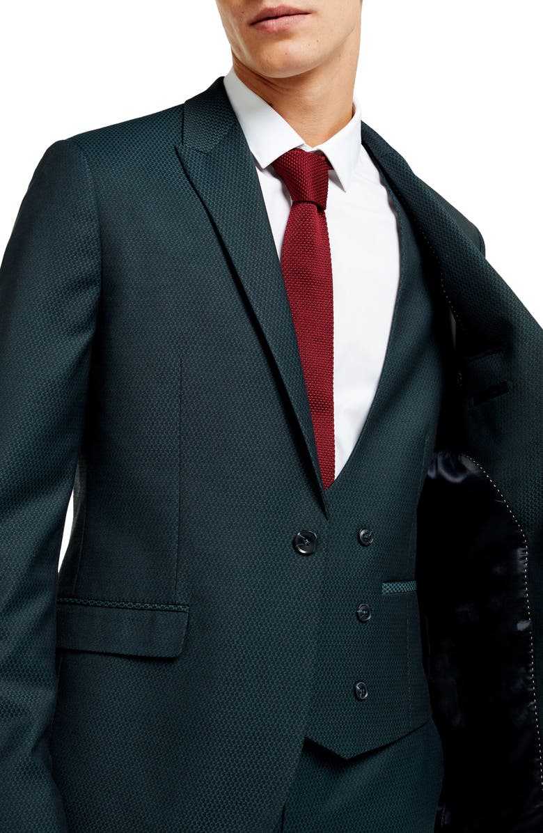 Topman Maverick Skinny Fit Suit Jacket, Alternate, color, 