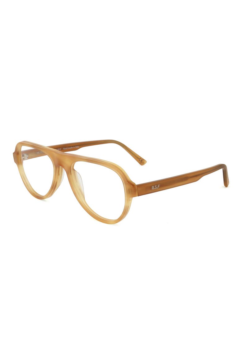 51mm Aviator Optical Glasses, Alternate, color, LIGHT BROWN