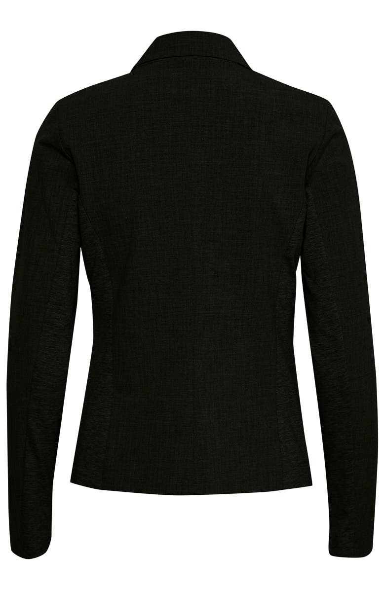 Kaffe Jillian Long Sleeve Regular Fit Blazer, Alternate, color, Black Deep