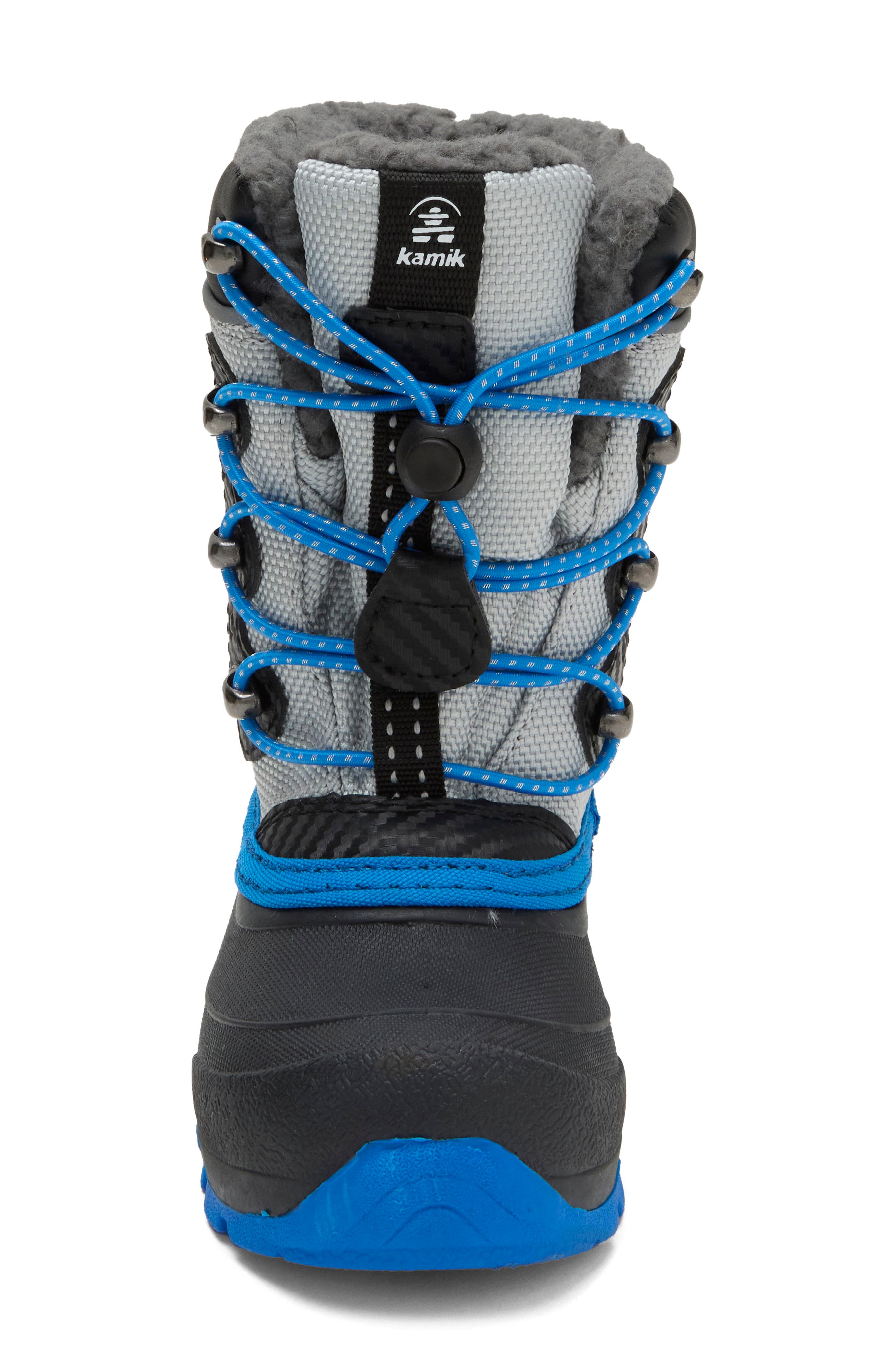 Kids' Luke 3 Fleece Lined Waterproof Snow Boot, Alternate, color, LIGHT GRAY BLUE