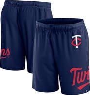 FANATICS Men's Fanatics Branded Navy Minnesota Twins Clincher Mesh Shorts