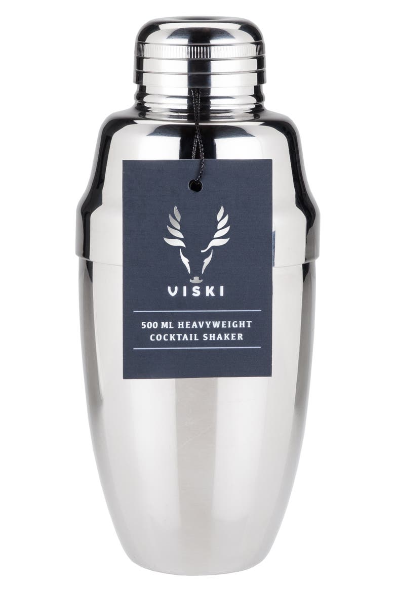 Heavyweight Cocktail Shaker, Alternate, color, STAINLESS STEEL