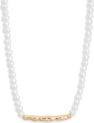 NORDSTROM RACK Water Bar Faux Pearl Necklace