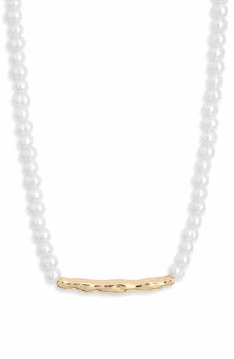 Water Bar Faux Pearl Necklace
