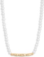 NORDSTROM RACK Water Bar Faux Pearl Necklace