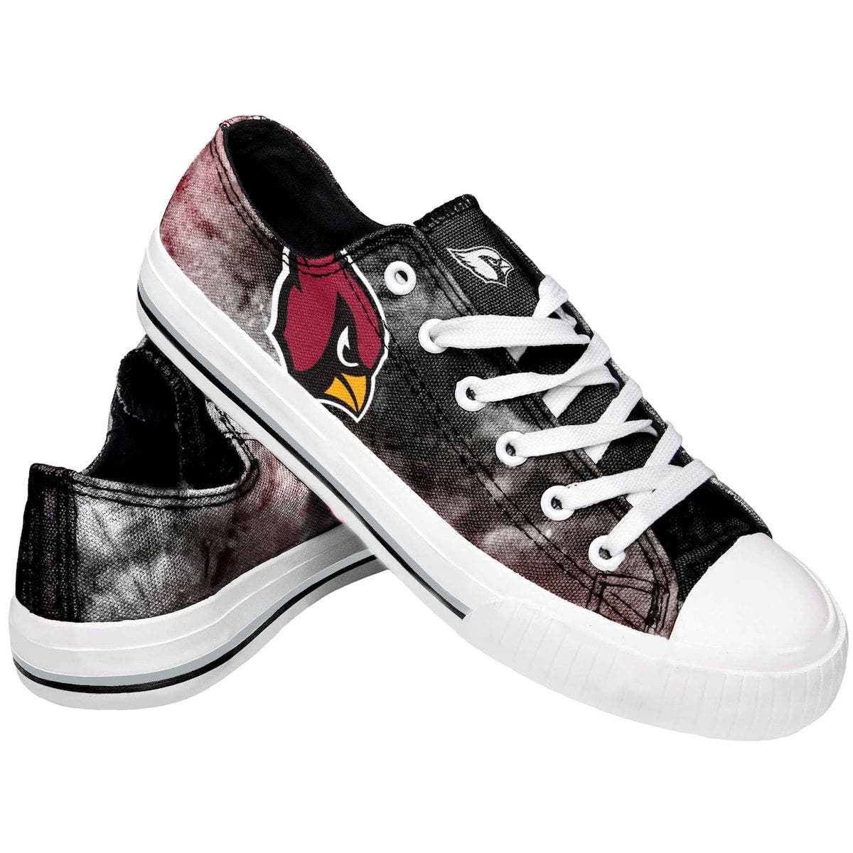 FOCO Women's FOCO Arizona Cardinals Big Logo Tie-Dye Canvas Sneakers, Main, color, 