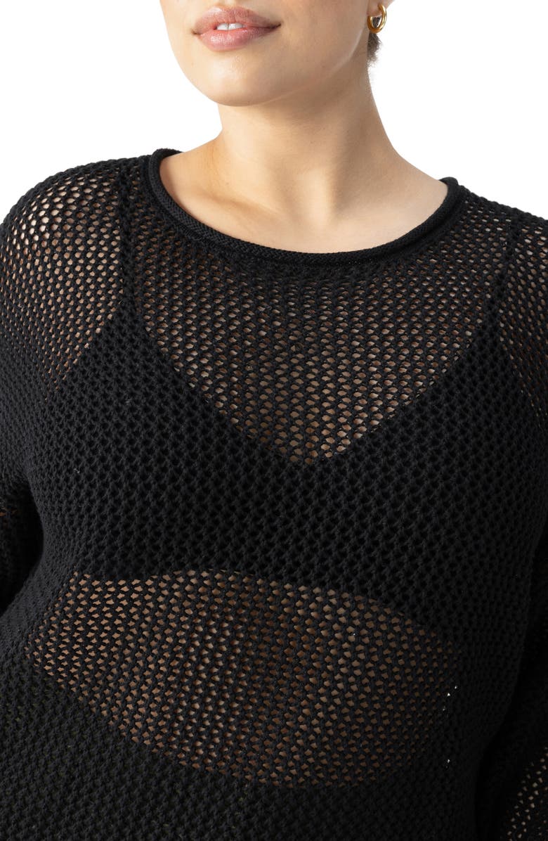 Sanctuary Open Stitch Sweater, Alternate, color, 