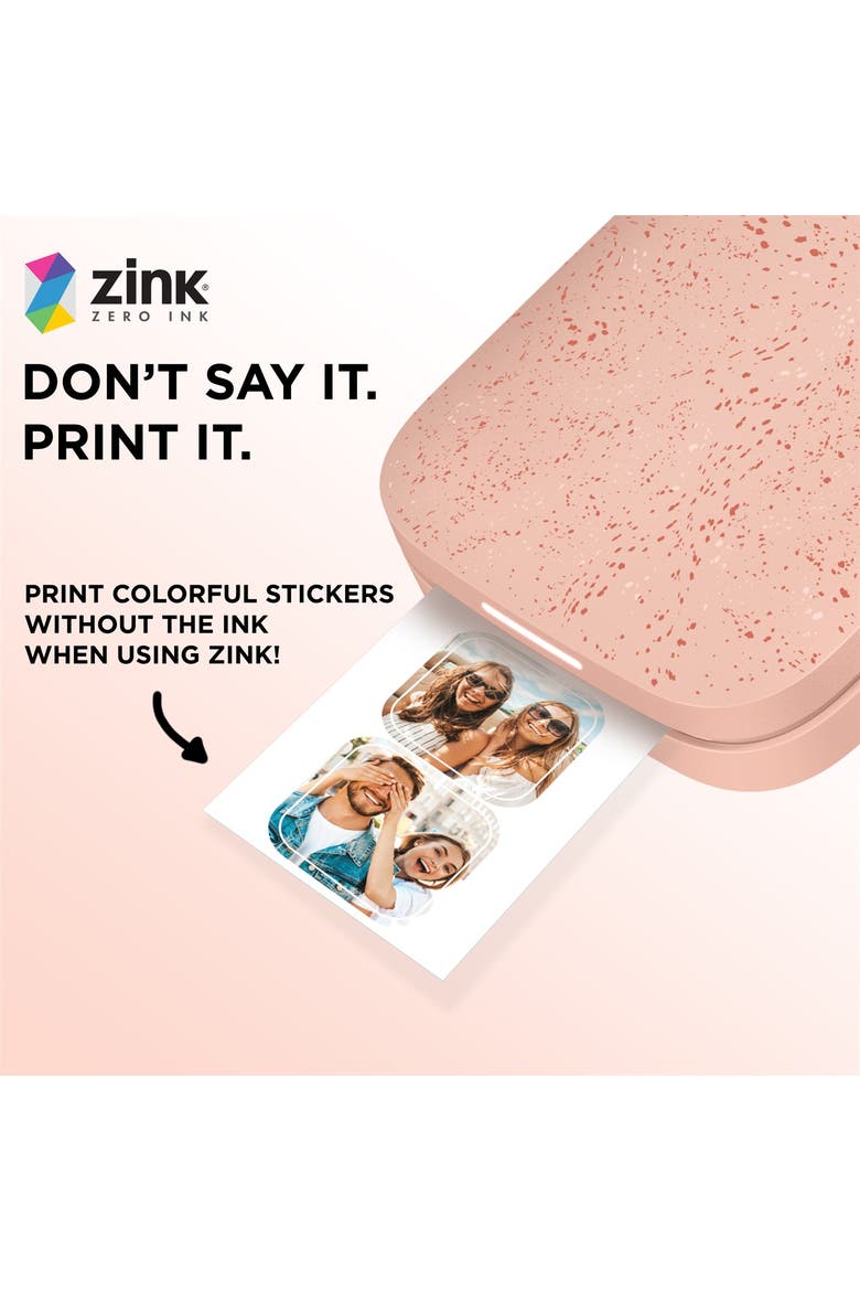 Premium Sticker Photo Paper Compatible with Sprocket Photo Printers, Alternate, color, White