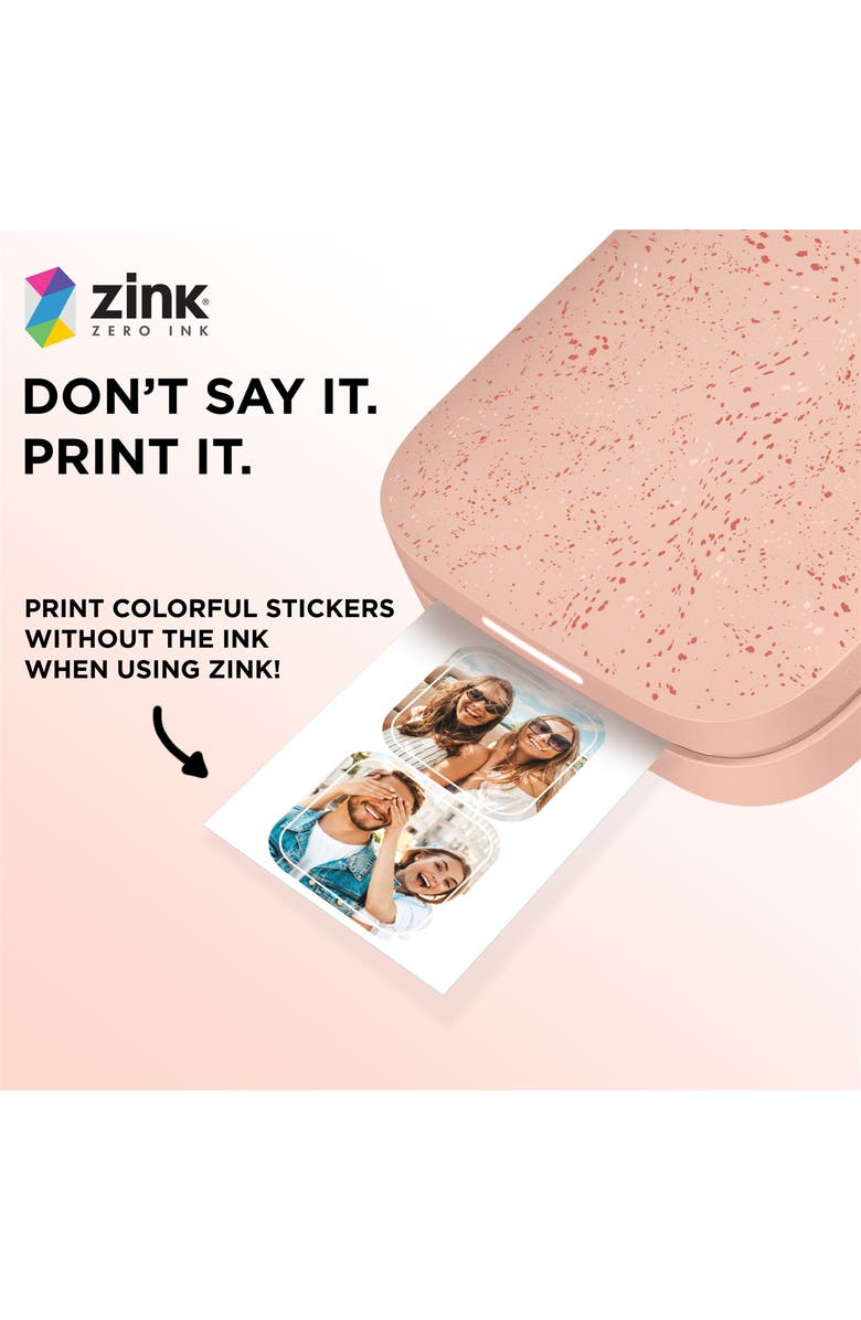 HP Premium Sticker Photo Paper Compatible with Sprocket Photo Printers, Alternate, color, White