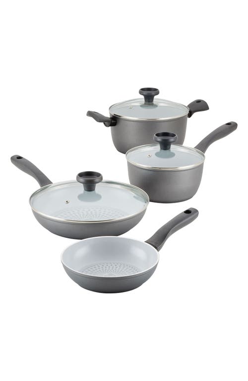 Earth Pan Ceramic 7-piece Cookware Set In Gray