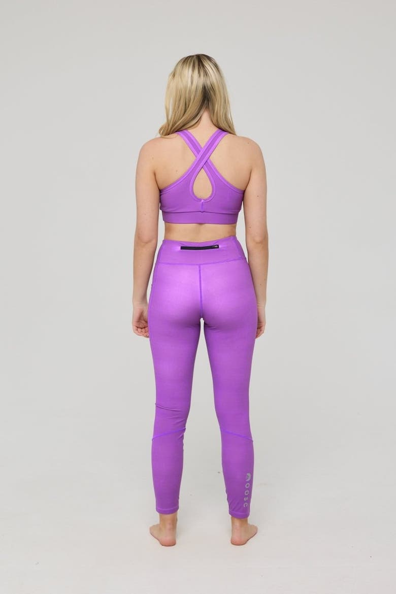 Infinite High Waisted Leggings - Purple, Alternate, color, Purple