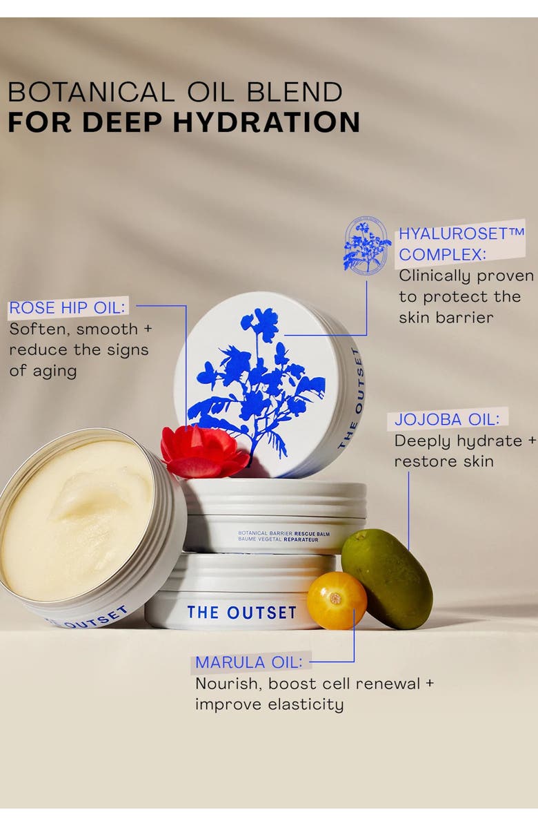 The Outset Botanical Barrier Rescue Balm, Alternate, color,